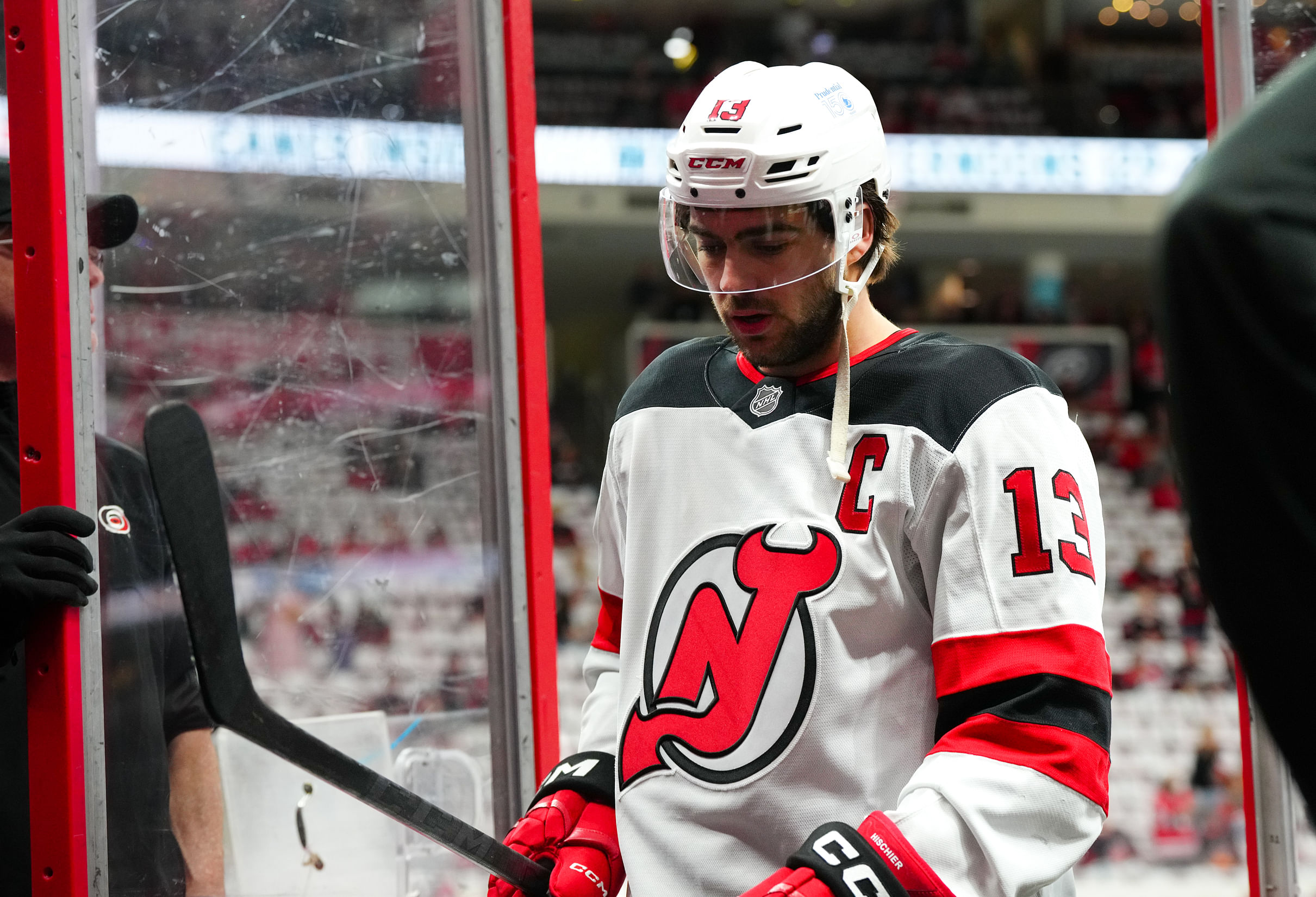 Nico Hischier's next contract could put pressure on the Devils keepin cap space open - Source: Imagn